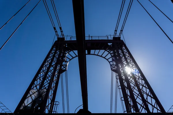 Cima del ponte sospeso Bizkaia — Foto Stock