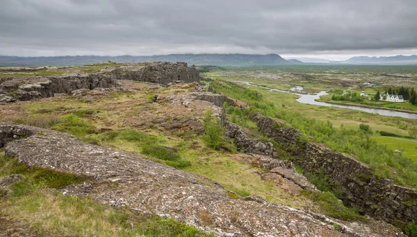 Thingvellir İzlanda'nın Milli Parkı — Stok fotoğraf