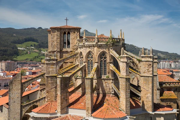 Church of Castro Urdiales, Cantabria, Spain. — Stock Photo, Image