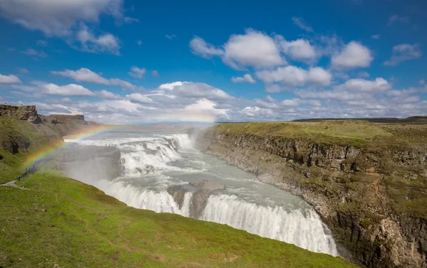 Wasserfall Gullfoss, Island — Stockfoto