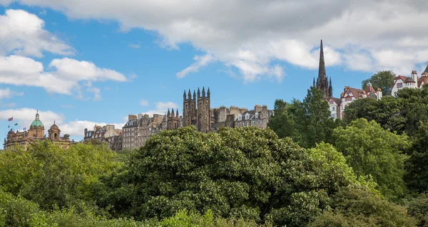 Widok starego Edynburga — Zdjęcie stockowe