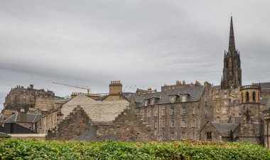 Edinburgh manzarası ve kale