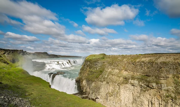 瀑布 gullfoss 冰岛 — 图库照片