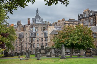 eski mezarlık Edinburgh, İskoçya.