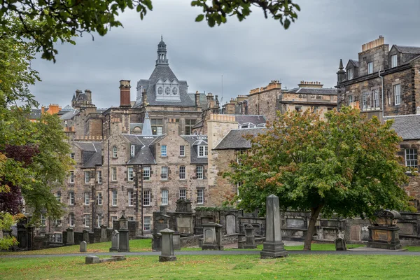 Starý hřbitov v Edinburghu, Skotsko. — Stock fotografie