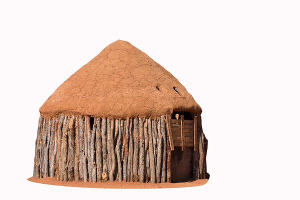 Traditionele hutten van himba mensen — Stockfoto