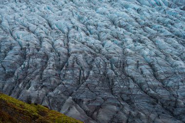 İzlanda 'da büyük bir buzul çekim arkaplanı