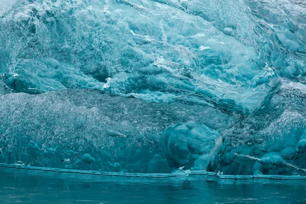 Massiva isberg närbild bakgrund på Island — Stockfoto