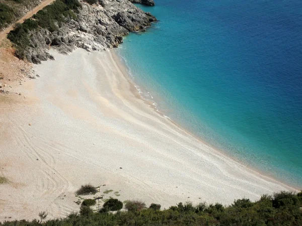 Jali beach, Albánie — Stock fotografie