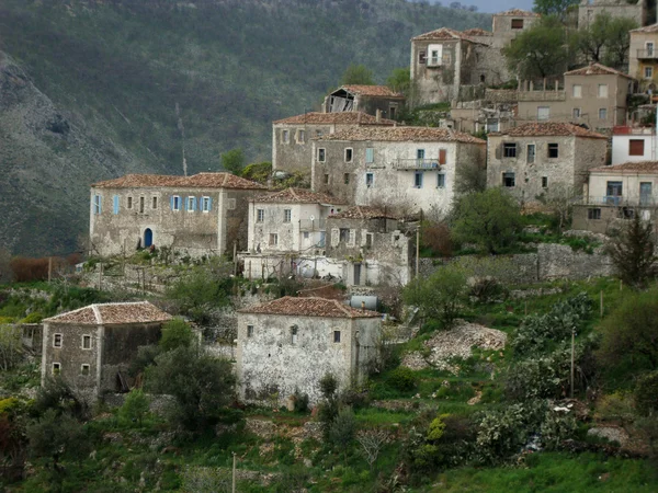 Qeparo Old Village, Albánia — Stock Fotó