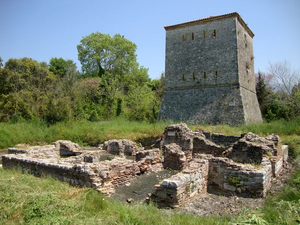 Венеціанські башта Butrint, Албанії — стокове фото