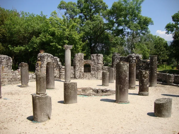 Butrint - światowego dziedzictwa unesco centrum, albania — Zdjęcie stockowe