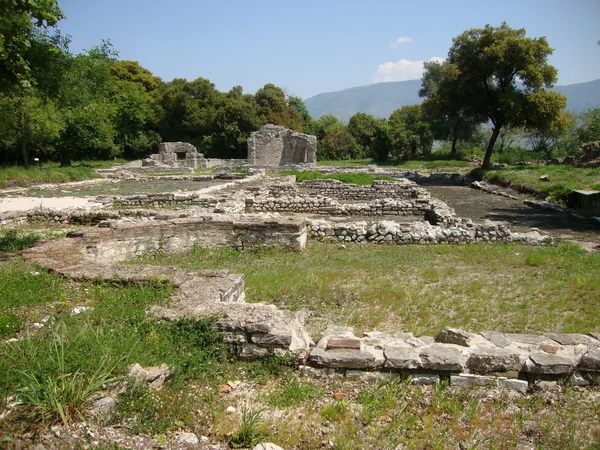 Албанский археологический город Бутринт — стоковое фото