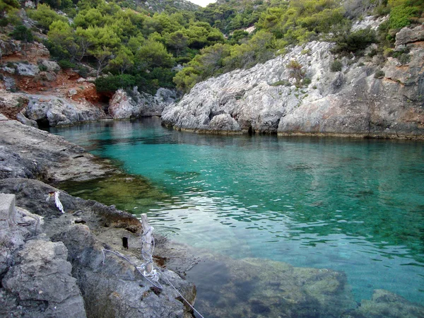 Porto limnionas, zante island, griechenland — Stockfoto