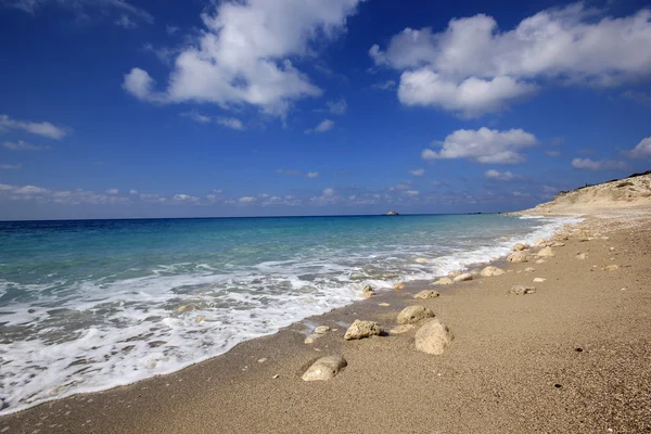 Spiaggia di Gremni, isola di Lefkada, Grecia — Foto Stock