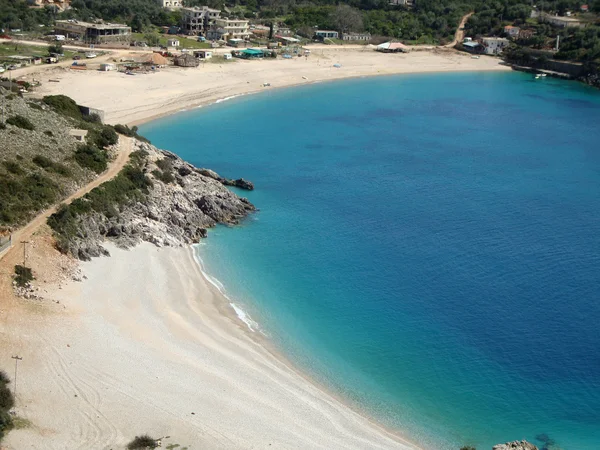 JAL strand, Albanese riviera — Stockfoto