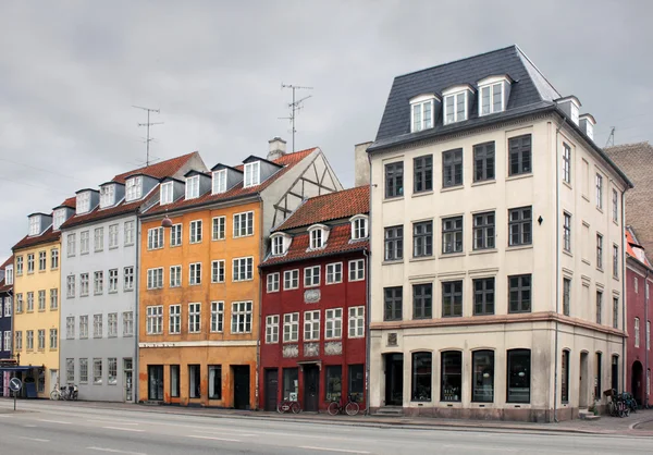 Gammal dansk street — Stockfoto