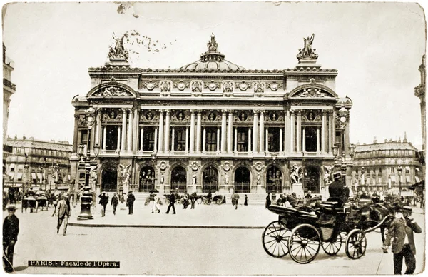 La postal de la Ópera de París — Foto de Stock