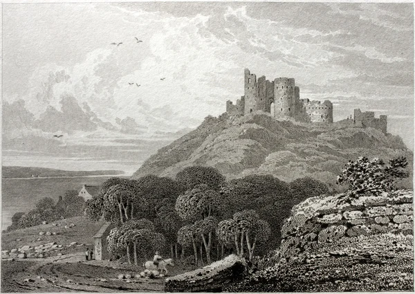 Castillo de Criccieth — Foto de Stock