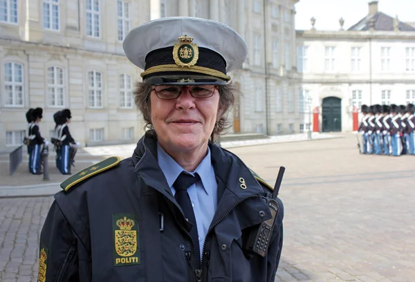 Mulher da Polícia Dinamarquesa Fotografia De Stock