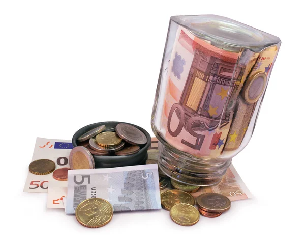 Euro Jar — Stock Photo, Image