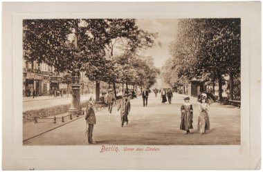 Unter den linden kartpostal