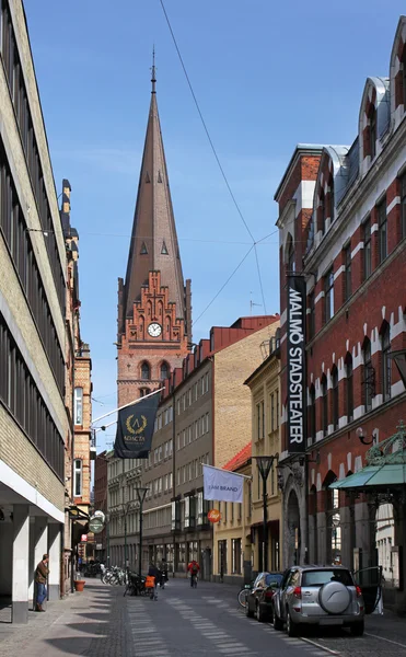 Malmö, kalendegatan. — Stockfoto