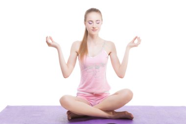 güzel kız meditasyon