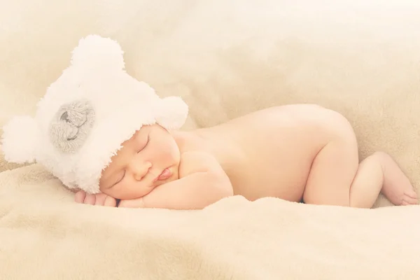 Bebé recién nacido dormido — Foto de Stock