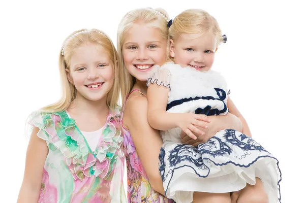 Ritratto di tre sorelle — Foto Stock