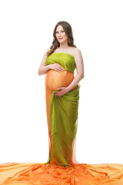 Güzel bir hamile kız — Stok fotoğraf
