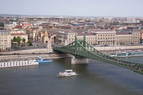Puente de la Libertad en Budapest Fotos de stock