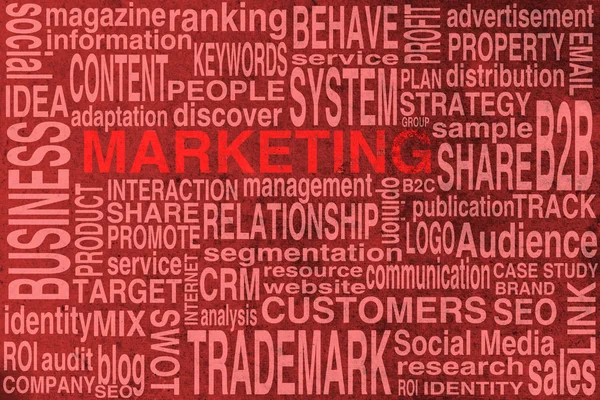 Conceito de marketing — Fotografia de Stock