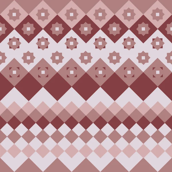 飾りと正方形の抽象的なパターン — ストックベクタ