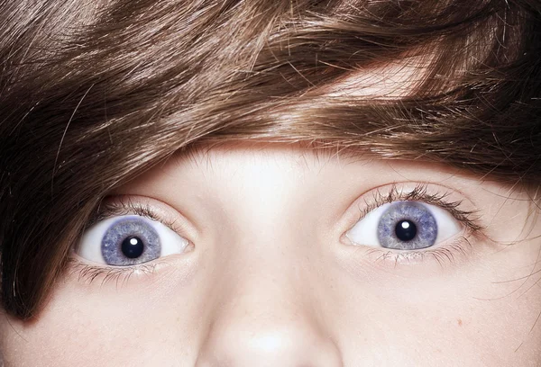 Portrait of a boy's eye view — Stock Photo, Image