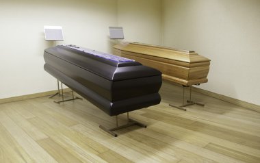 Wooden coffins clipart