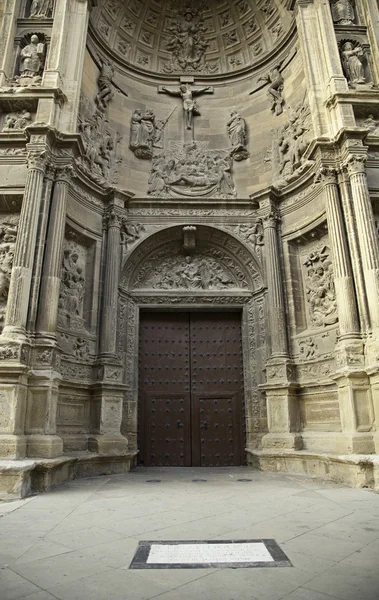 Gothic church in Navarre — Stock Photo, Image