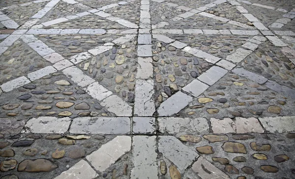 Ancient cobblestone floor — Stock Photo, Image