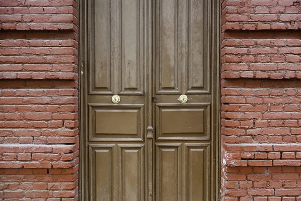 Green door — Stock Photo, Image