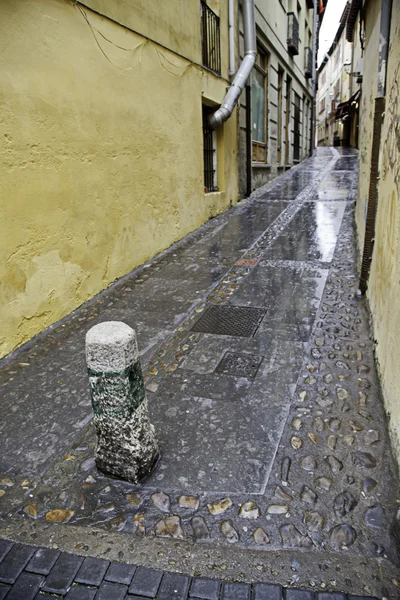Rua medieval velha — Fotografia de Stock
