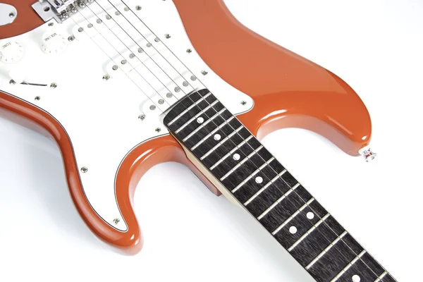 Red electric guitar — Stock Photo, Image