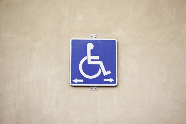 Sygnał osób niepełnosprawnych — Zdjęcie stockowe