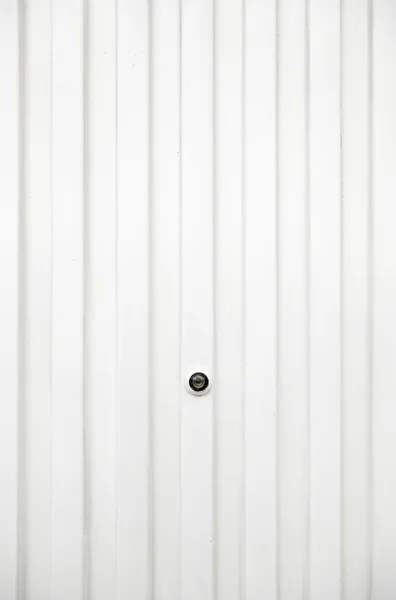 Porta de metal branco — Fotografia de Stock