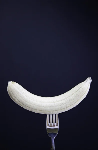 Банан на розвилці — стокове фото