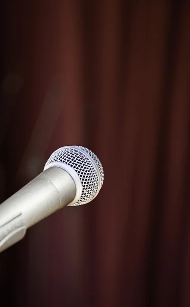 Mikrofon på et show - Stock-foto