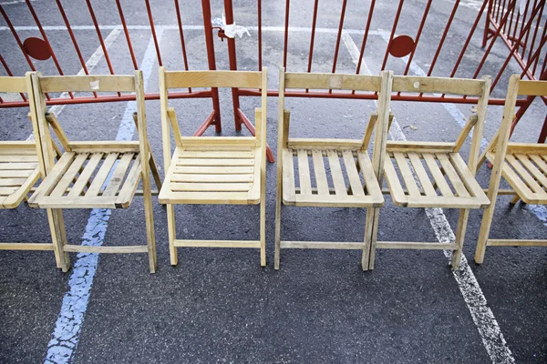Holzstühle — Stockfoto