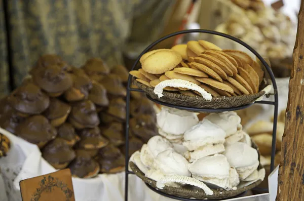 Sweets on a pastry — Stock Photo, Image