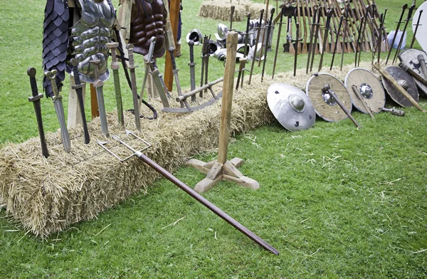 Armi militari medievali — Foto Stock