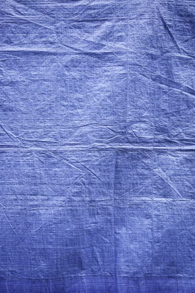 Текстура синей ткани — стоковое фото