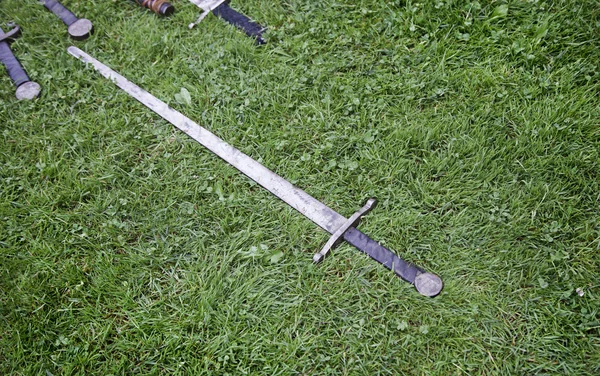 Old medieval sword — Stock Photo, Image